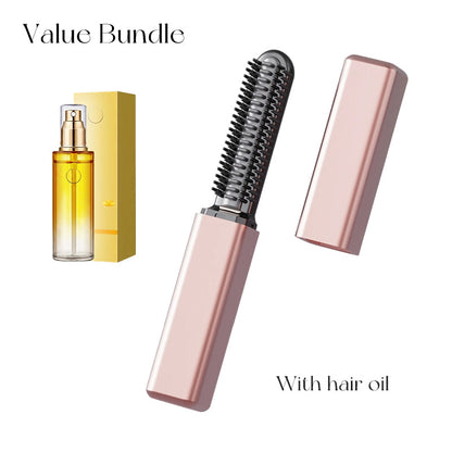 Portable Cordless Mini Hair Straightener Comb