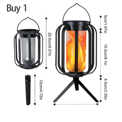 Solar Flickering Flame Lantern