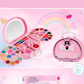 Kids Washable Makeup Toy Set with Portable Pink Handbag