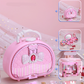 Kids Washable Makeup Toy Set with Portable Pink Handbag