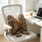 Leopard Print Bowknot Throw Pillow