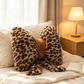 Leopard Print Bowknot Throw Pillow