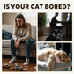 Electric Plush Cat Teaser Toy with Sounds