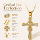 Women's Sparkling Twisted Knot Cross Pendant Necklace