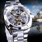 ⏳🔥LIMITED-TIME 50% OFF! ⏰Skeleton Automatic Watch – See The Movement, Feel The Craft – Self-Winding, Gold-Tone, Dress-Casual Style for Every Occasion 💼