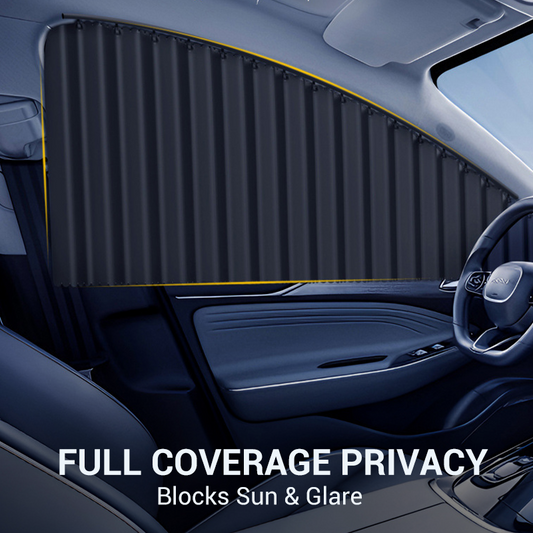 🚗🛡️Magnetic Track Universal Car Side Window Privacy Sunshade Curtain🛡️ Easy Install, Privacy Protection, Essential for Summer Drives!
