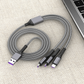 66W 3-in-1 Fast Charging Cable