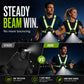 Rechargeable LED Chest Light with Reflective Straps
