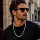 Silver Tone Stainless Steel Chain Necklace