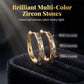 ✨Sparkling Zircon Hollow Hoop Earrings