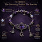 🔮Gothic Purple Rhinestone Halloween Bracelet