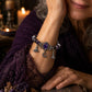 🔮Gothic Purple Rhinestone Halloween Bracelet