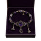 🔮Gothic Purple Rhinestone Halloween Bracelet