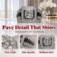 💍Elegant Sparkly Square Halo Ring