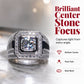 💍Elegant Sparkly Square Halo Ring