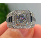 💍Elegant Sparkly Square Halo Ring