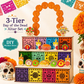 Day of the Dead Wooden 3-Tier sacrifice Display