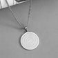 Stainless Steel Arabic Calligraphy Pendant Necklace