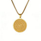 Stainless Steel Arabic Calligraphy Pendant Necklace