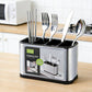 🍴Space-Saving Stainless Steel Kitchen Utensil Holder