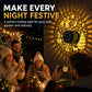 🎄❄️Solar Outdoor Decorative Wall Projection Light – IP65 weatherproof, auto on/off. Projects festive patterns – perfect for Christmas & Halloween! 🏡✨