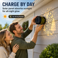 🎄❄️Solar Outdoor Decorative Wall Projection Light – IP65 weatherproof, auto on/off. Projects festive patterns – perfect for Christmas & Halloween! 🏡✨