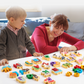 26-Piece Wooden Letter & Animal Matching Toy