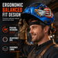 💥Auto‑Darkening Welding Helmet – Solar powered, for TIG/MIG & protective ✨