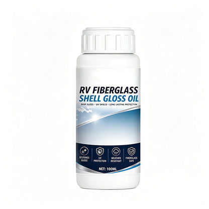✨RV Fiberglass Gloss Oil Shine Restorer – UV‑Protective, Easy‑Apply, Long‑Lasting