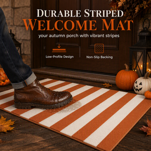 🚪Simple Striped Non-Slip Door Mat