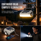 Solar Rechargeable LED Camping Lantern Multifunctional Handheld Work Light