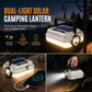 Solar Rechargeable LED Camping Lantern Multifunctional Handheld Work Light