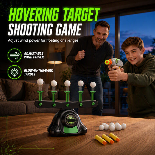 Electric Hovering Ball Target Shooting Game Set