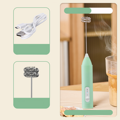 ☕Electric Drink Foam Mixer