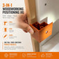 3 in 1 Woodworking Installation Locator and Cabinet Rebounder Drilling with 20 and 23 Dual Use Scribing and Trimming Tool