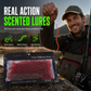 🎣Simulation Earthworm Soft Fishing Lures Shrimp Scented Artificial Worm Baits for Freshwater and Saltwater