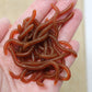 🎣Simulation Earthworm Soft Fishing Lures Shrimp Scented Artificial Worm Baits for Freshwater and Saltwater
