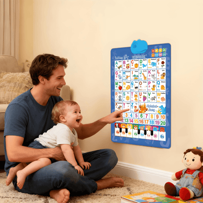 📚Bilingual Talking Alphabet Wall Chart for Toddlers