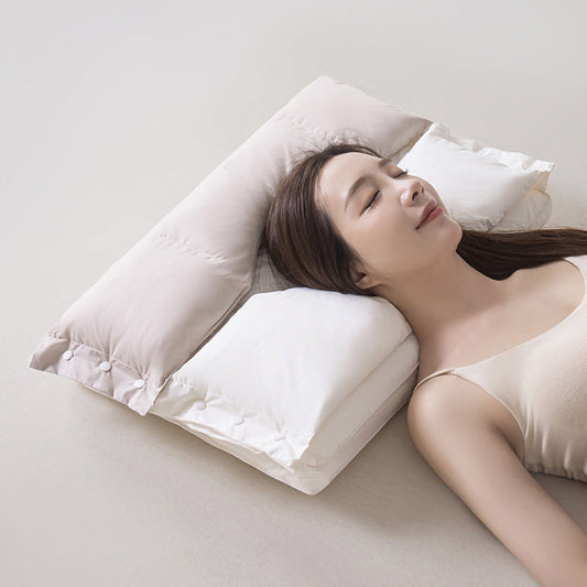 🔥 For a limited time 50% off 💤 Soft and Hard Dual-Zone Neck Support Pillow