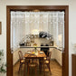 Versatile Country Style Curtain with Star Lace Trim