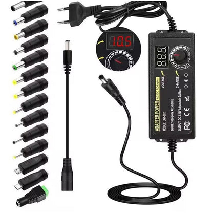 ⏳Time-Limited Special⏰Adjustable 3V-24V 3A Universal AC/DC Power Adapter