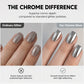 ✨No-Bake Galaxy Chrome Nail Polish – Air Dry, Shiny, Salon Look