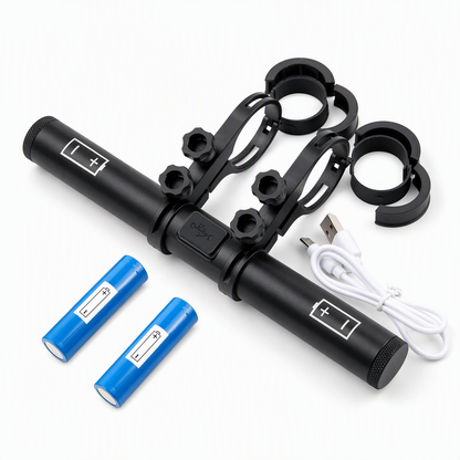 🚲Bicycle Handlebar Extender Bracket with USB Power Bank Function and Bike Light Flashlight Mount