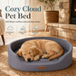 🐾🛏️Detachable Oval Pet Bed – Cozy, Moisture-Proof, Scratch Resistant💤