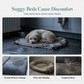 🐾🛏️Detachable Oval Pet Bed – Cozy, Moisture-Proof, Scratch Resistant💤