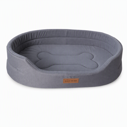 🐾🛏️Detachable Oval Pet Bed – Cozy, Moisture-Proof, Scratch Resistant💤