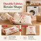 ⏳🔥LIMITED-TIME 50% OFF! ⏰Embroidered Christmas Tree Throw Pillow Cover with Bow (45x45cm) | Decorative Cushion Cover for Living Room Sofa🎄🧸
