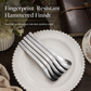 🎁Buy 1 Get 1 Free!🍰Stainless Steel Hammered Dessert Spoon