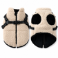 🐕Warm Winter Dog Coat with Reflective Strips and Harness for Small and Medium Dogs