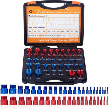 🔧Nut & Bolt Thread Checker Kit for Inspection of Fixed Bolts or Threaded Holes